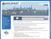 Tablet Screenshot of holdfastmarine.com.au